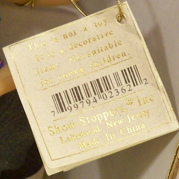 Florence Maranuk Collection "Tarquuin" Porcelain Doll W/Stand - Picture 6 of 6